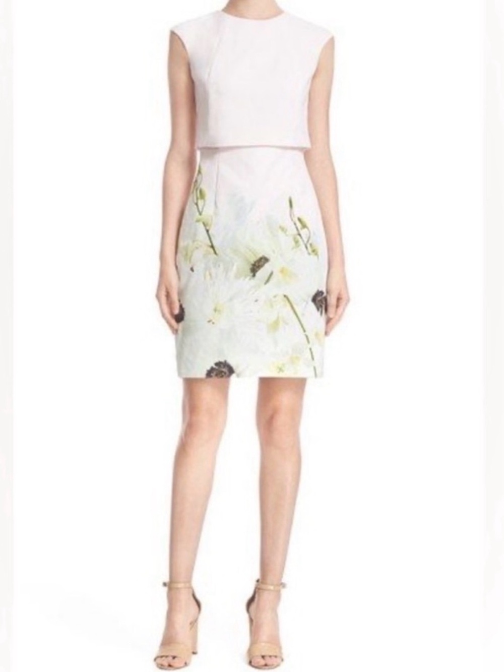 Ted Baker Pearly Petals Shift Dress Size 3 (US 8)